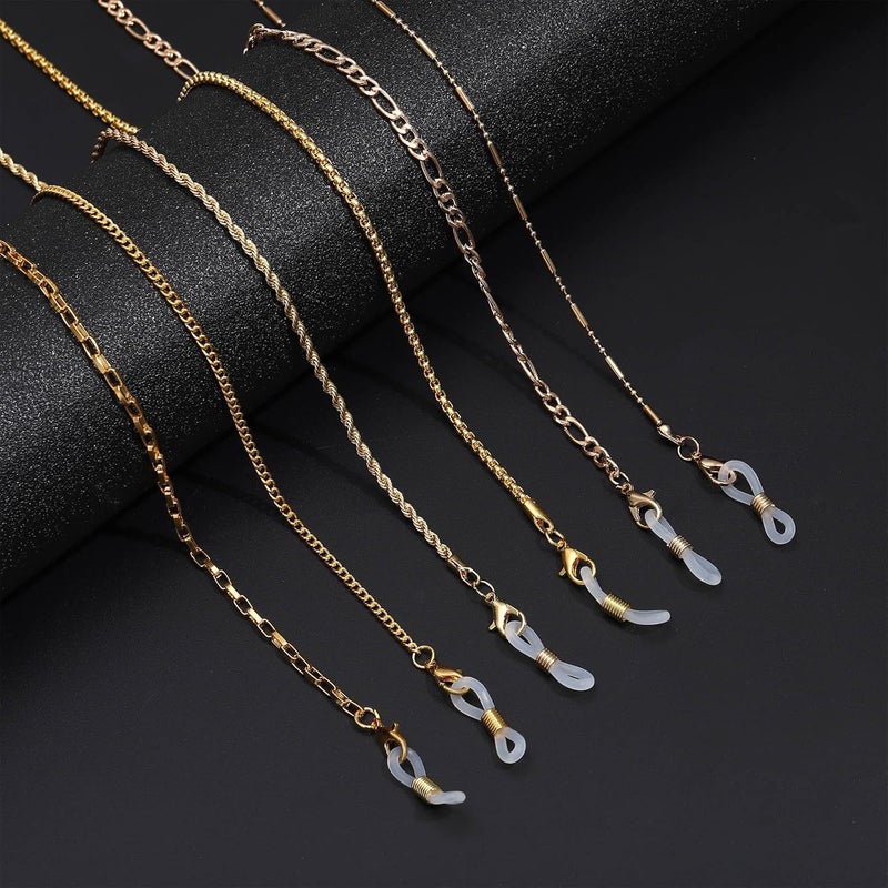NEWITIN 11 Pieces Eyeglass Chains for Women Sunglasses Strap Holders Sunglasses Mask Necklace Lanyard for Women Men - Image 3